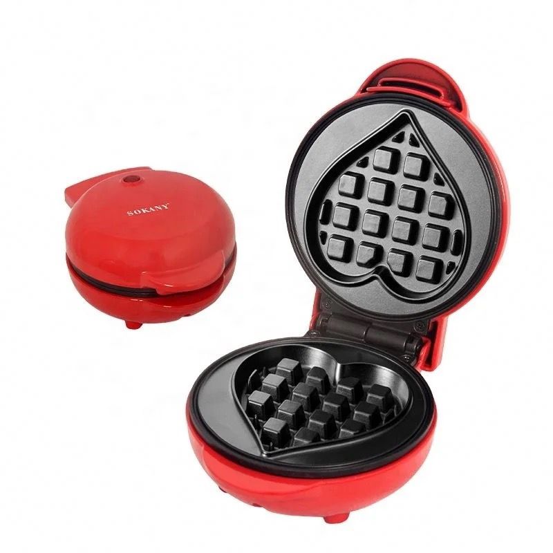 Miniatura 3 de Mini Waflera Electrica forma corazón